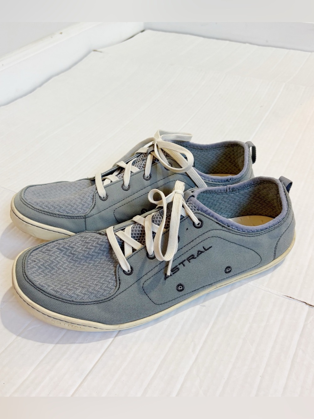 Astral Loyak Water Shoes Size 12 Barefoot Minimalist Hiking Outdoor Gray Light